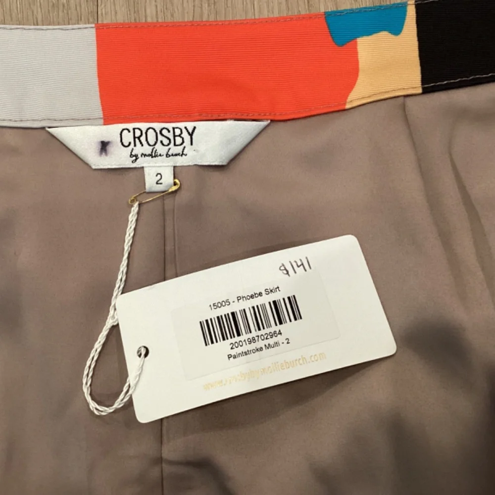 REDUCED NEW CROSBY BY MOLLIE BURCH PHOEBE MINI COLORBLOCK SKIRT Sz 2